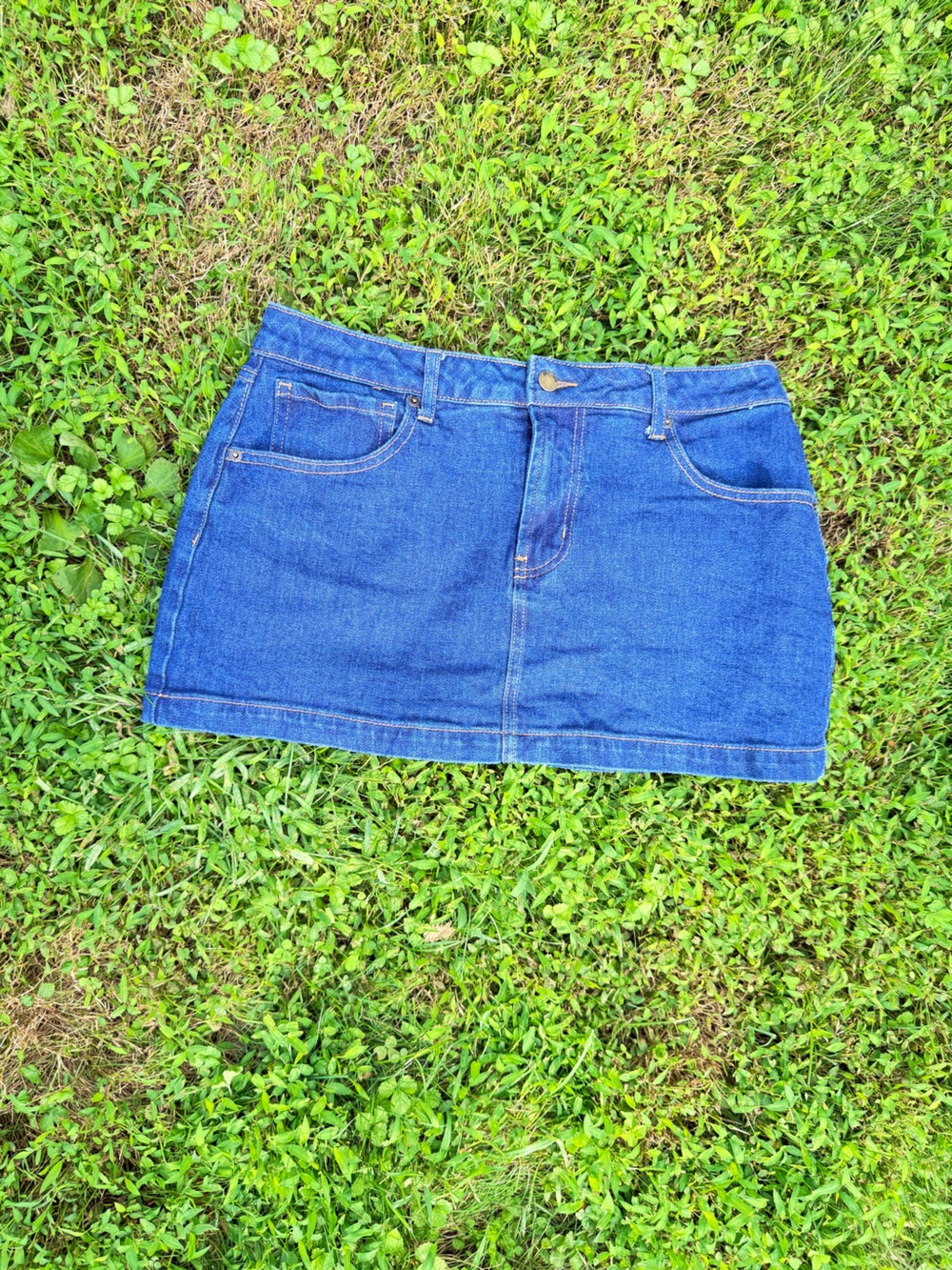 Denim Blue Men's Jeans Skirt - Classic Casual